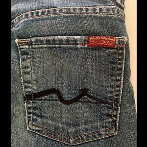 7 For All Man Kind High Wasted Jeans 27